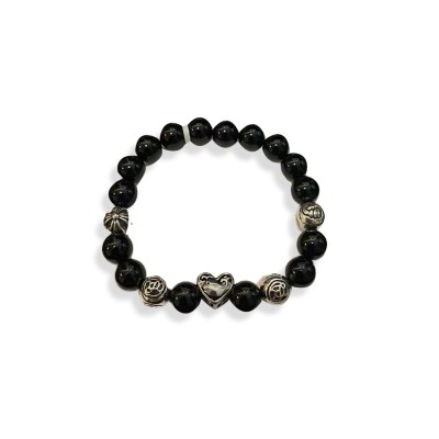CHROME HEARTS 10MM PEARL BRACELET 